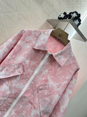 Jacquard assault jacket jacket