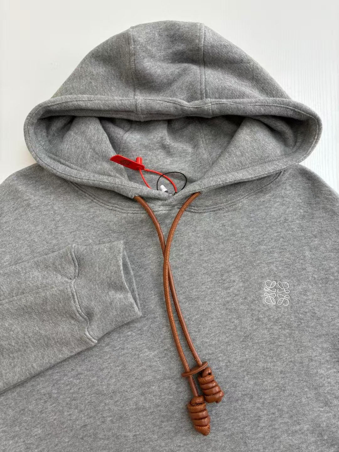 Embroidered hooded sweatshirt
