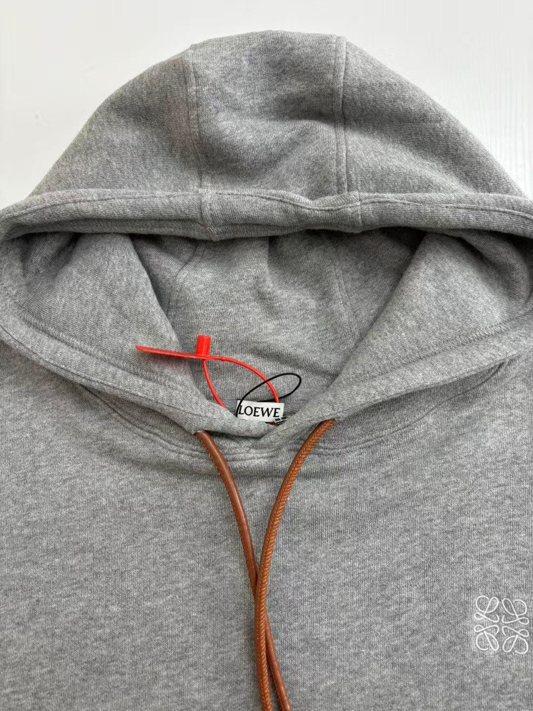 Embroidered hooded sweatshirt