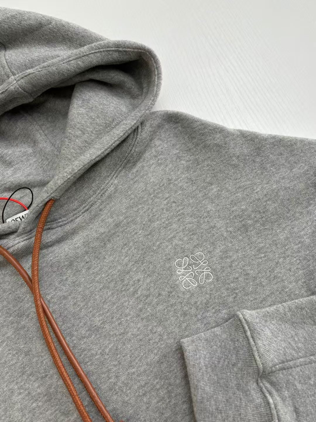 Embroidered hooded sweatshirt