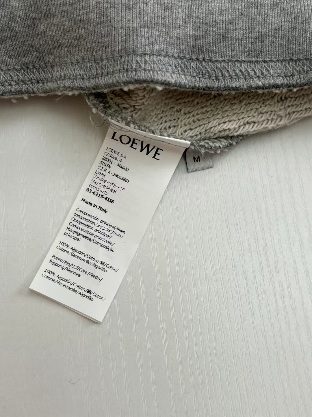 Embroidered hooded sweatshirt