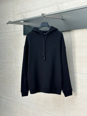 Embroidered hooded sweatshirt