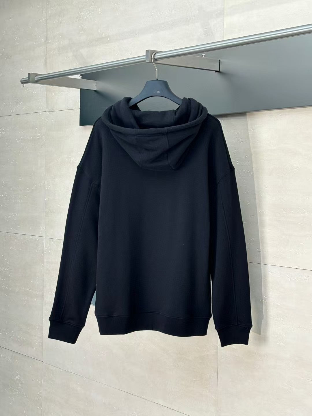 Embroidered hooded sweatshirt