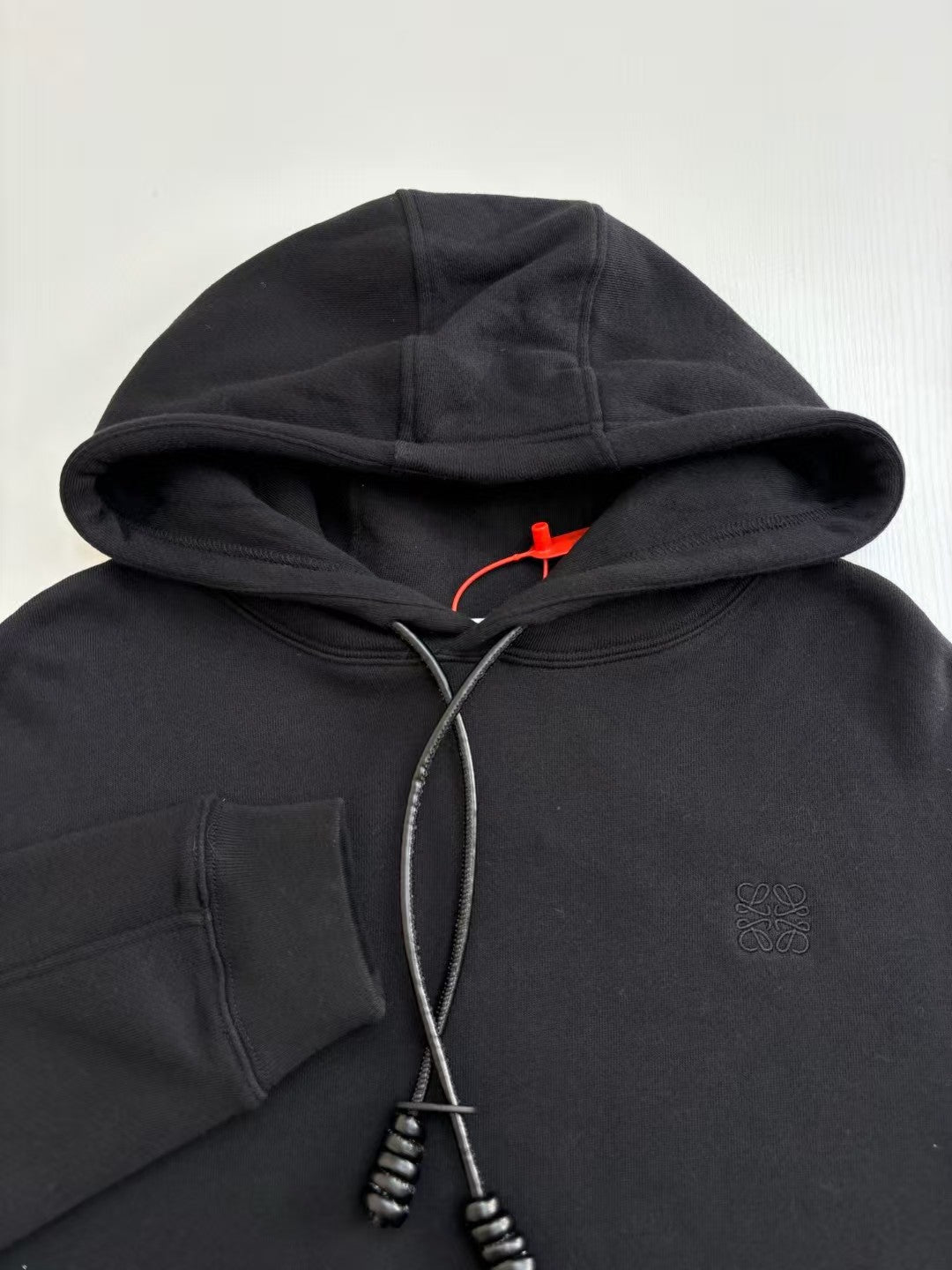 Embroidered hooded sweatshirt