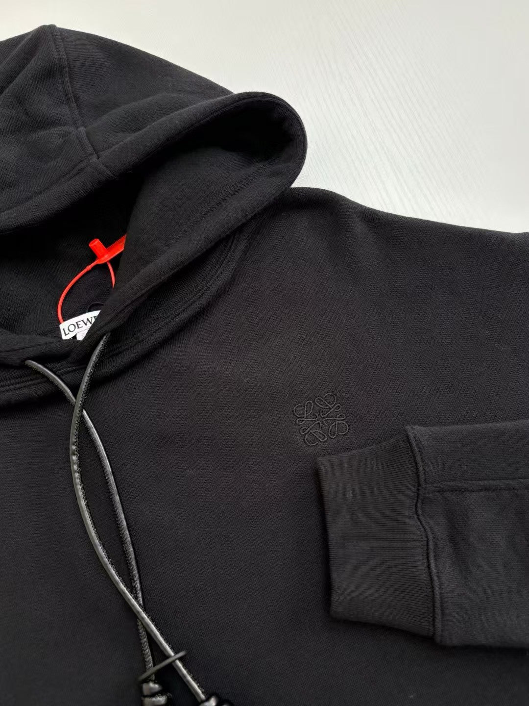 Embroidered hooded sweatshirt