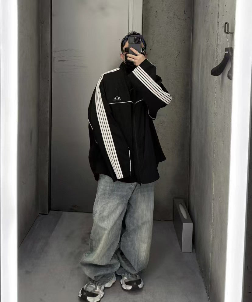 Five bar casual sports jacket