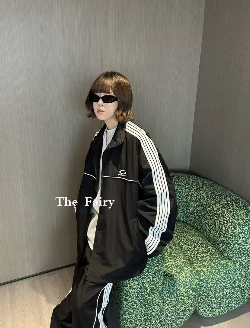 Five bar casual sports jacket