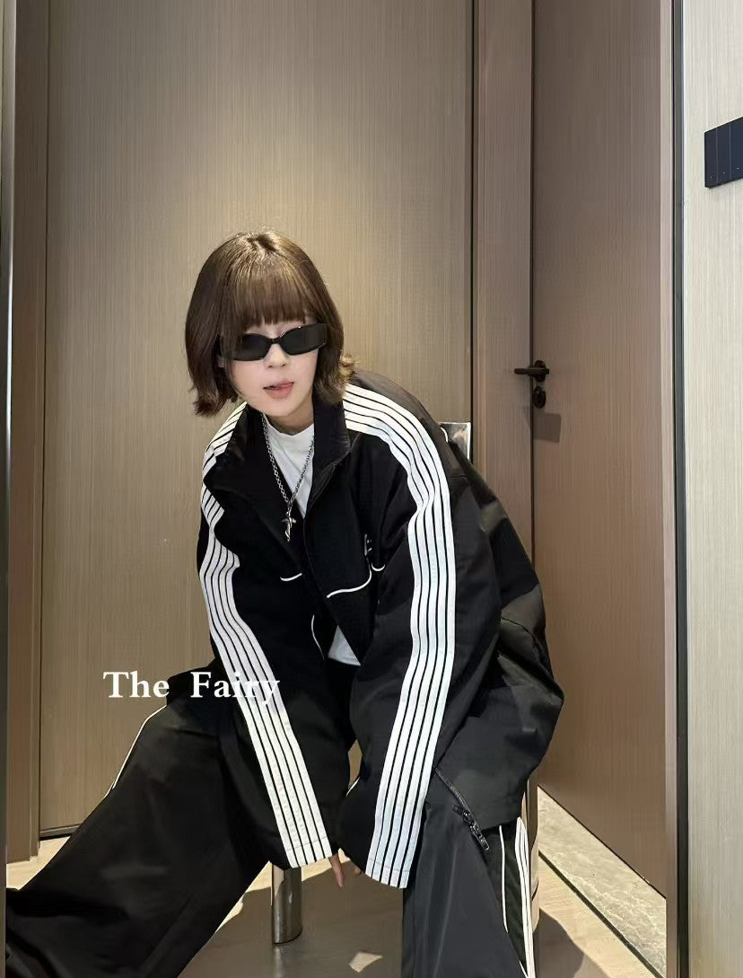 Five bar casual sports jacket