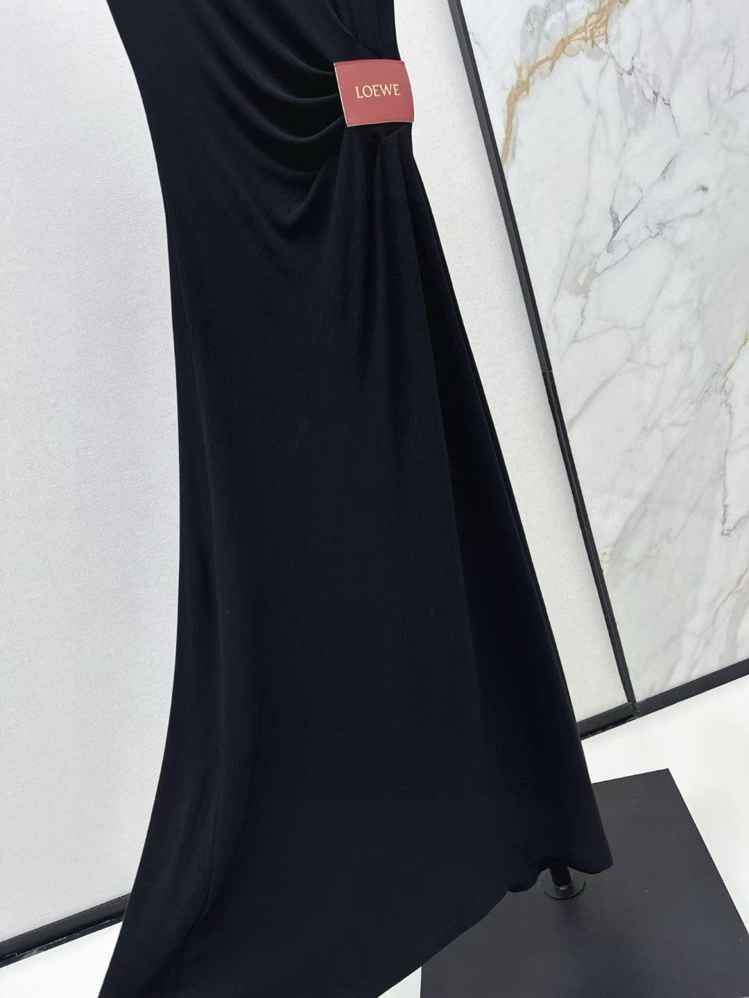Pleated short sleeved dress