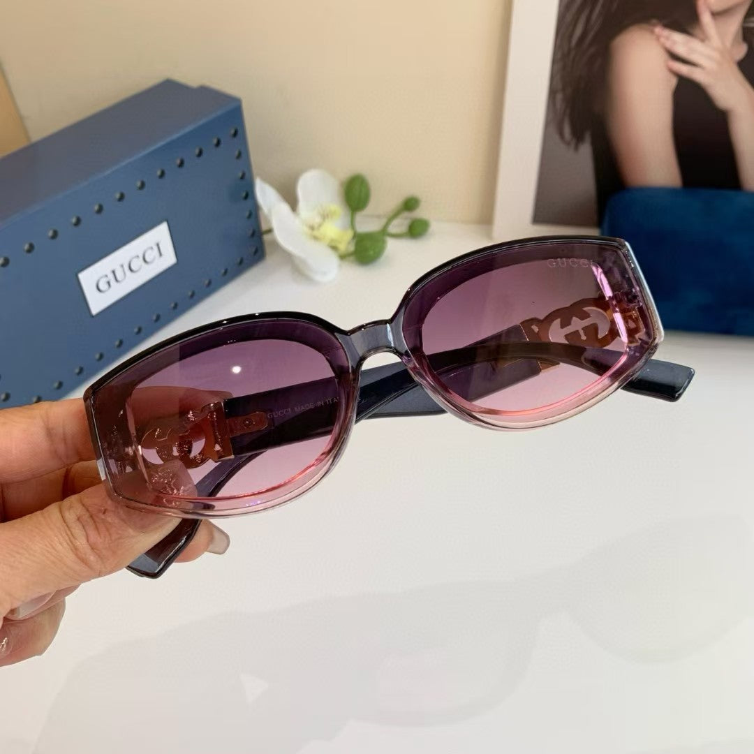 Fashion box polarized sunglasses