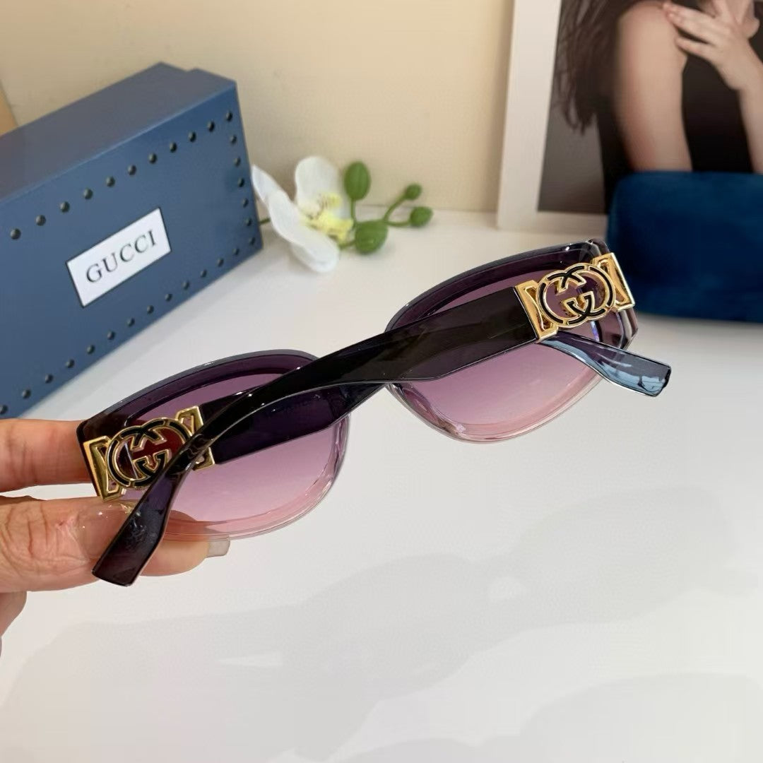 Fashion box polarized sunglasses
