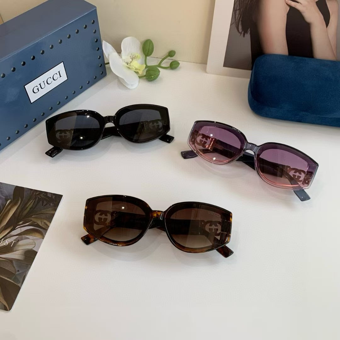 Fashion box polarized sunglasses