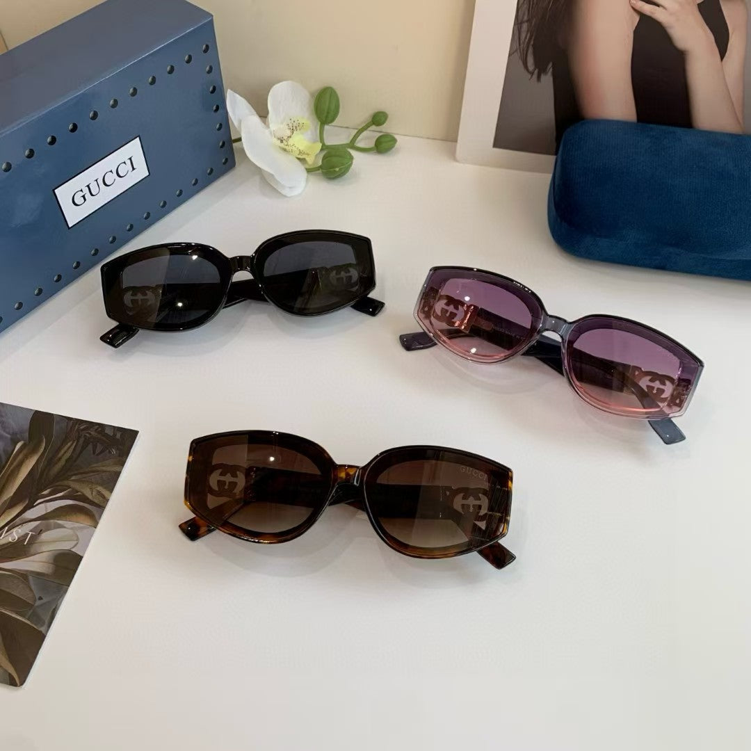 Fashion box polarized sunglasses