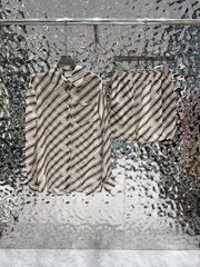 Printed shirt and shorts set