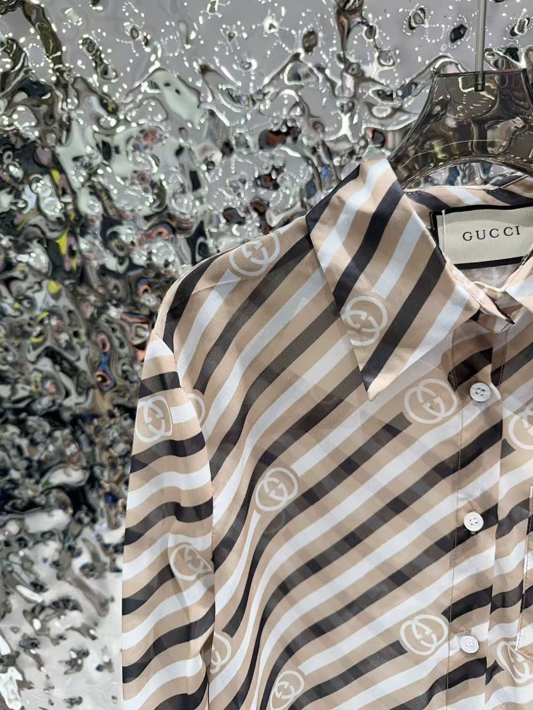 Printed shirt and shorts set