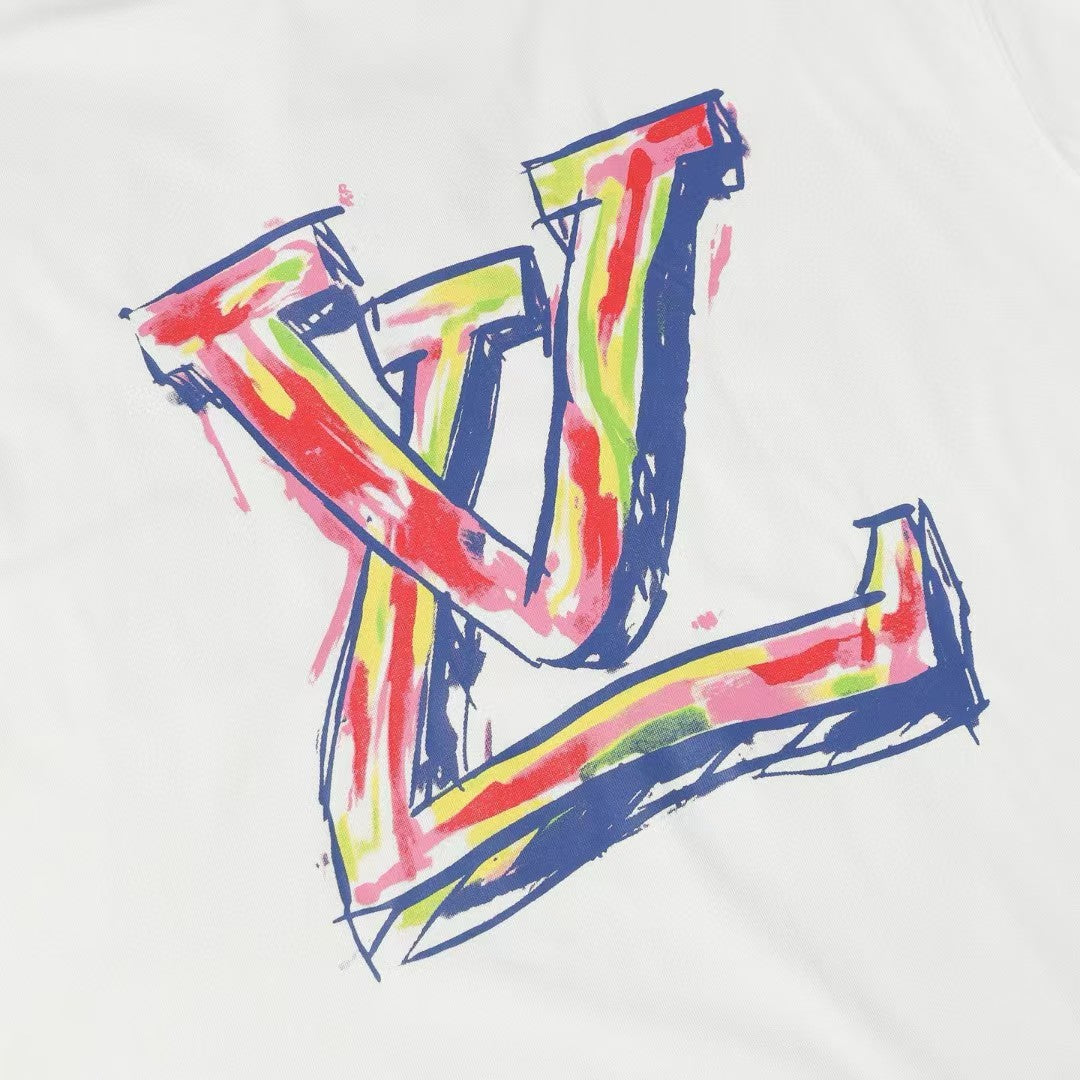 Printed short sleeved T-shirt