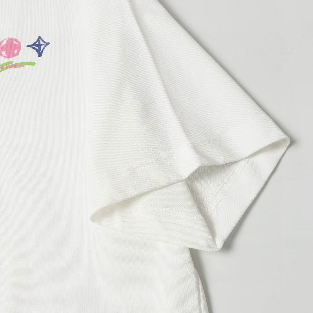 Printed short sleeved T-shirt