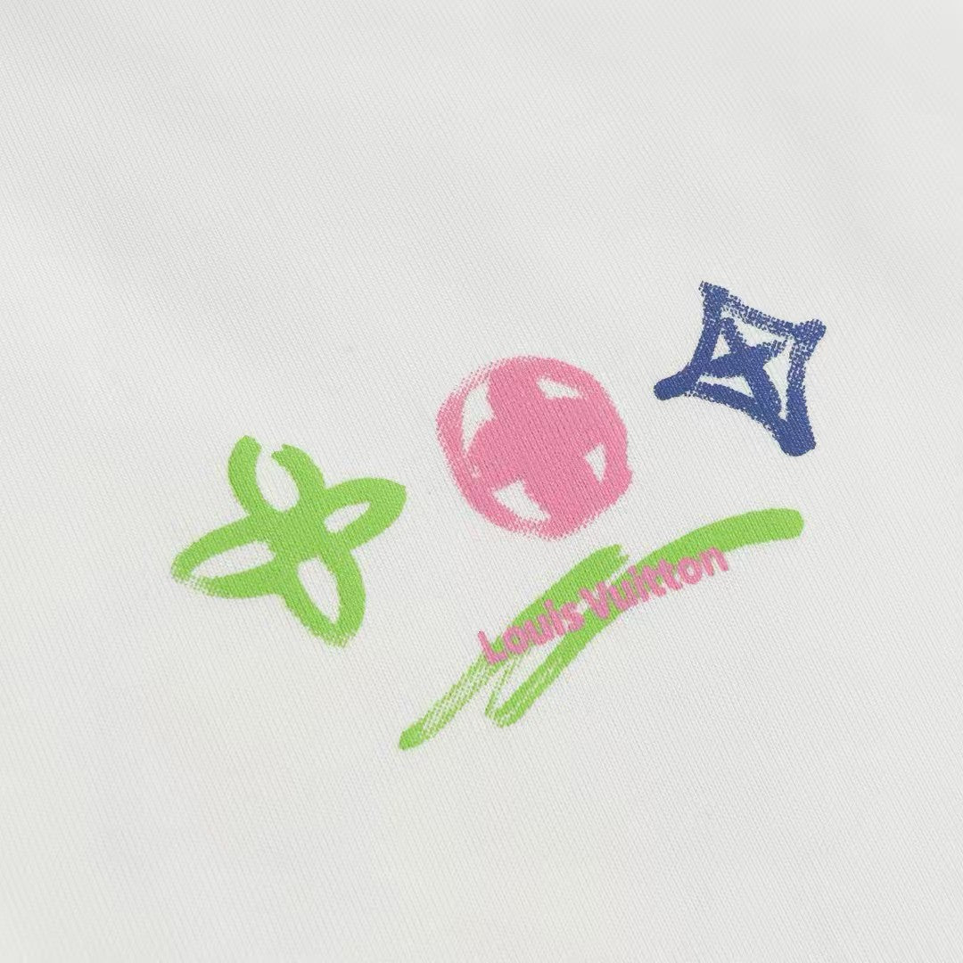 Printed short sleeved T-shirt