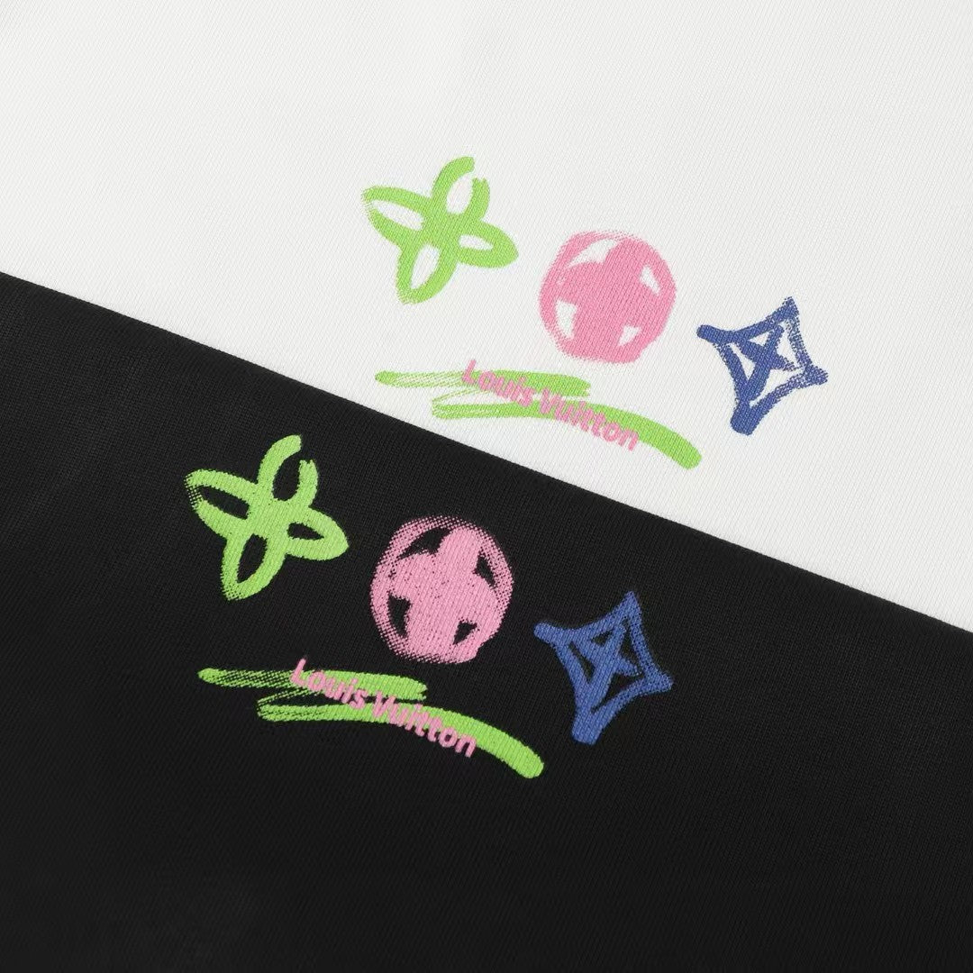 Printed short sleeved T-shirt