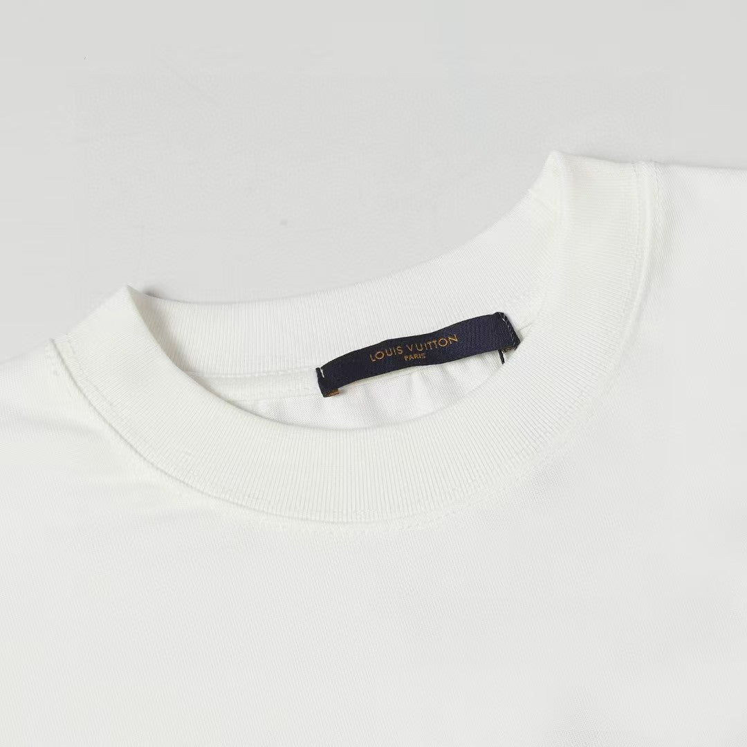 Printed short sleeved T-shirt