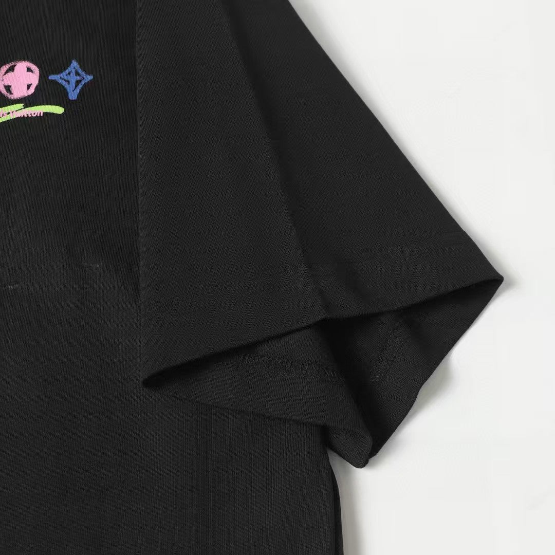 Printed short sleeved T-shirt