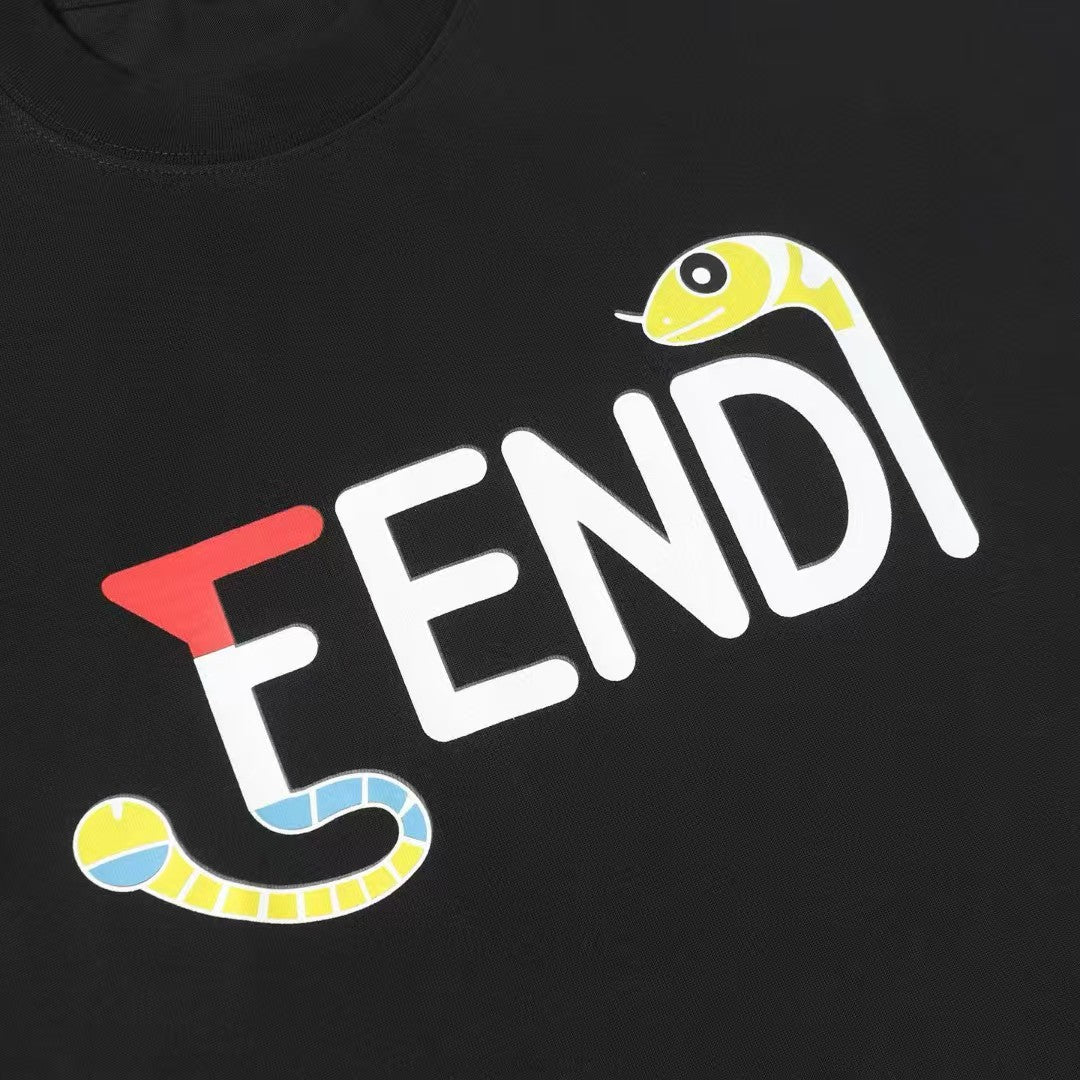 Printed short sleeved T-shirt