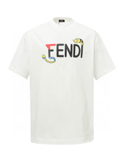 Printed short sleeved T-shirt