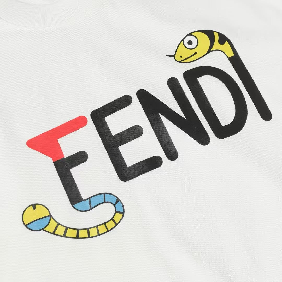 Printed short sleeved T-shirt