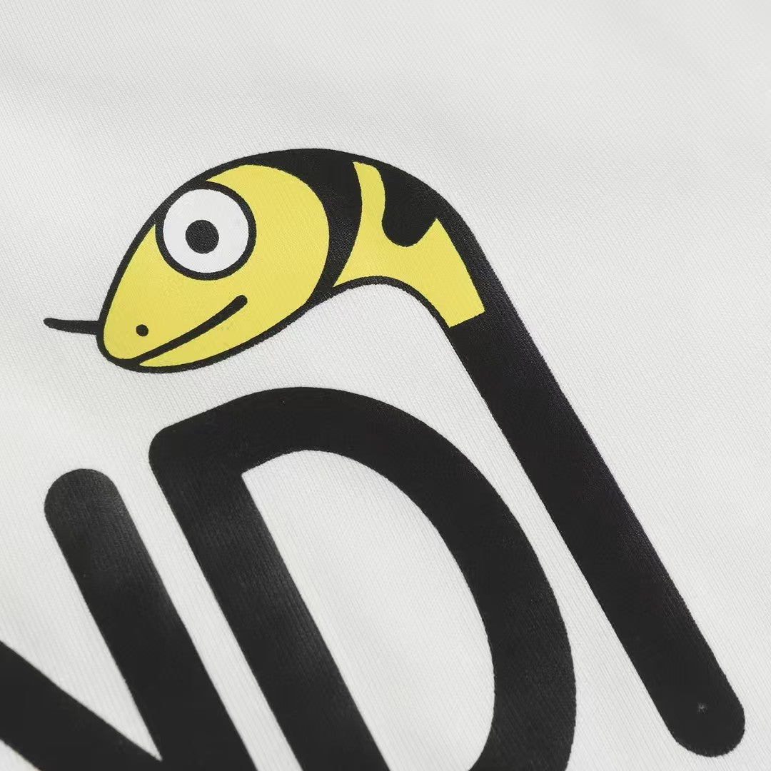 Printed short sleeved T-shirt
