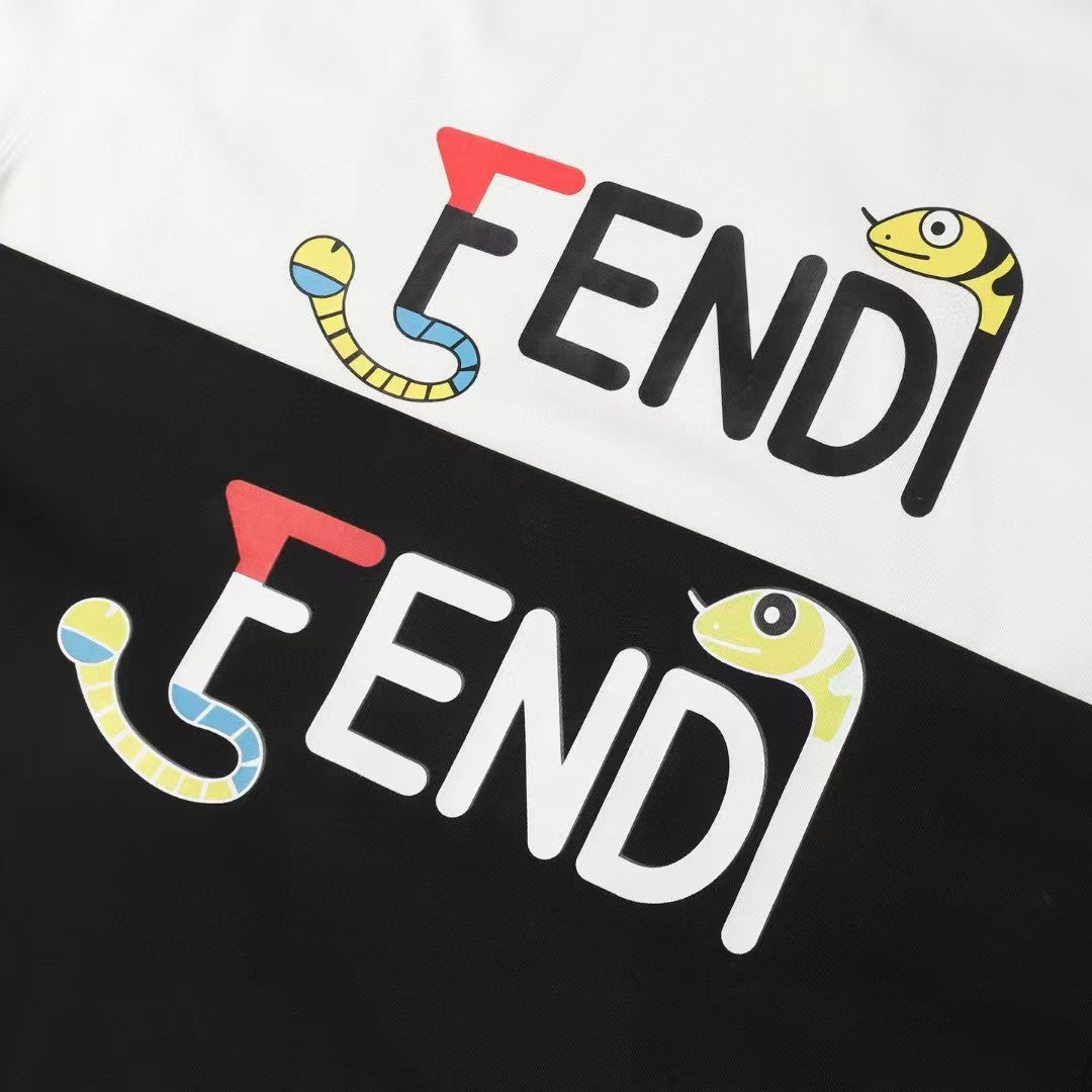 Printed short sleeved T-shirt