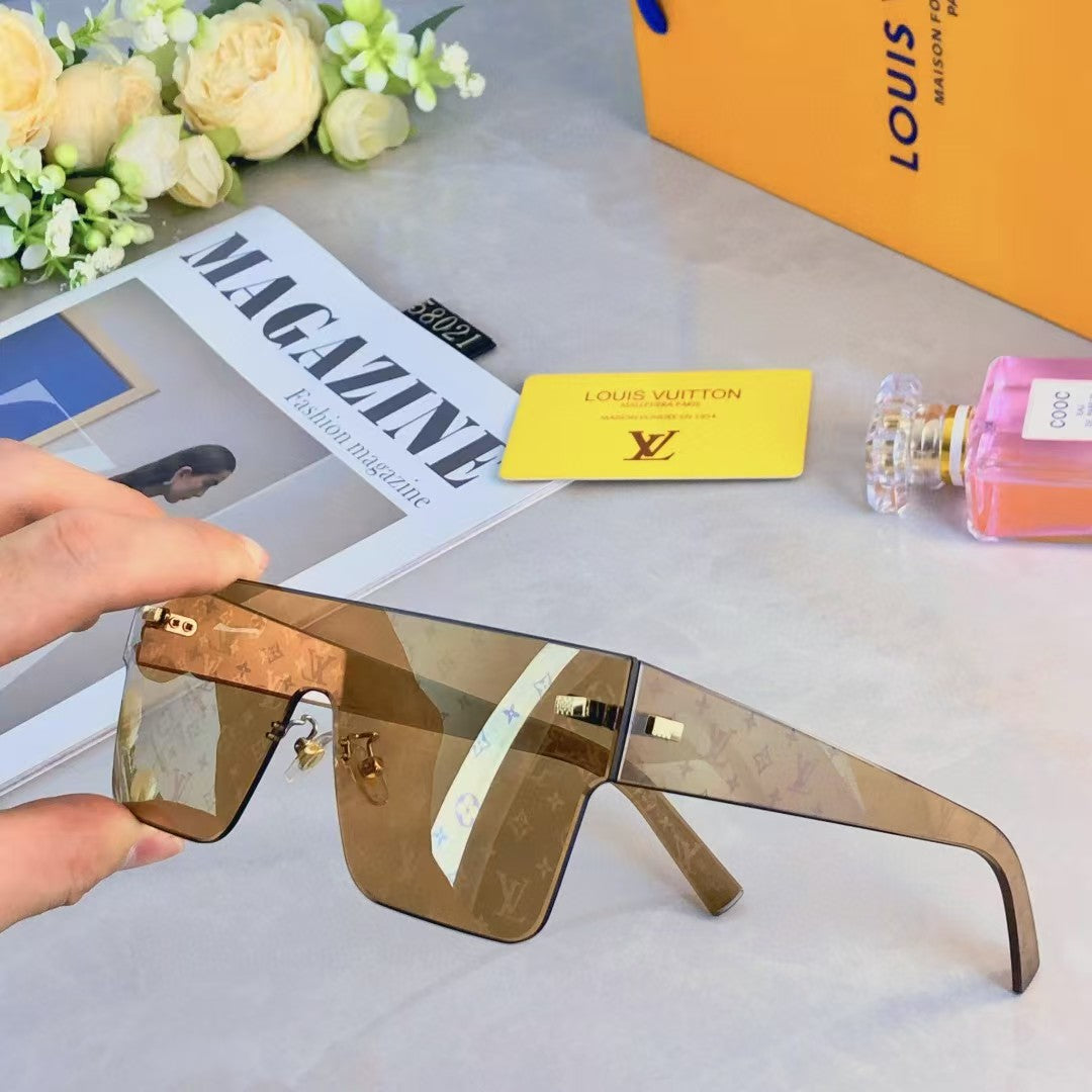 Large frame square sunglasses