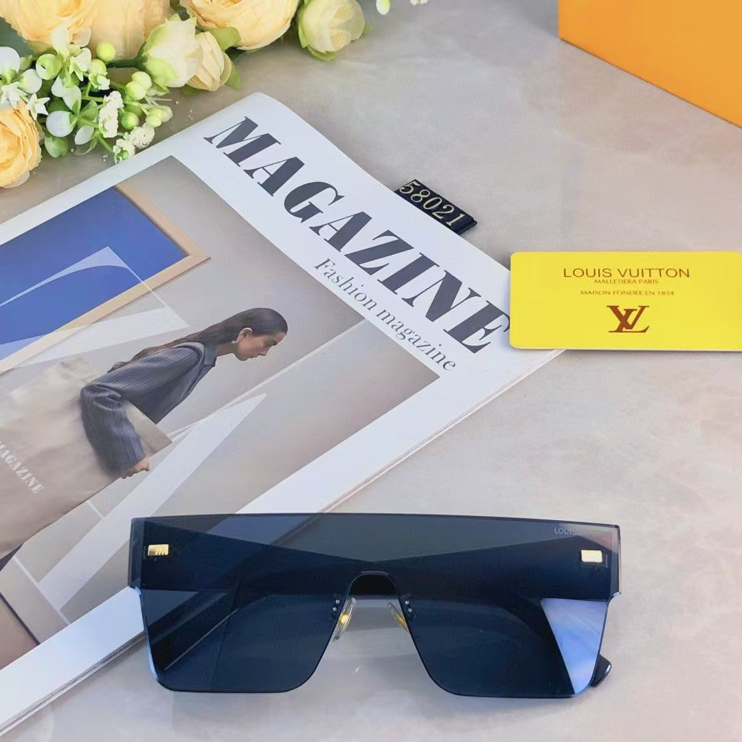 Large frame square sunglasses