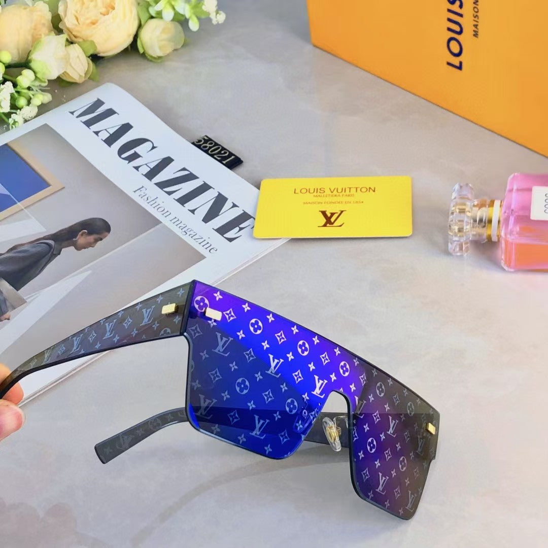 Large frame square sunglasses