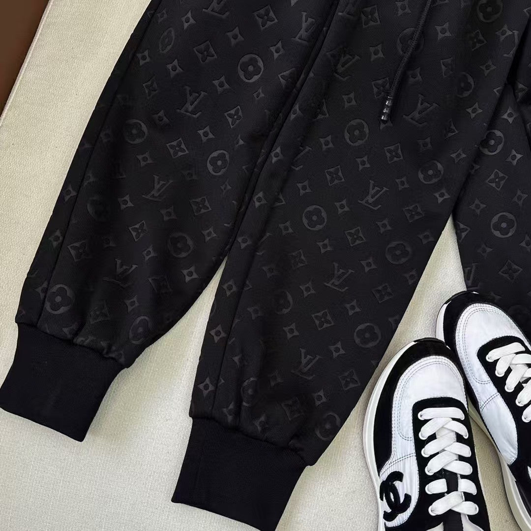 Latest wallet pocket hoodie set for autumn and winter