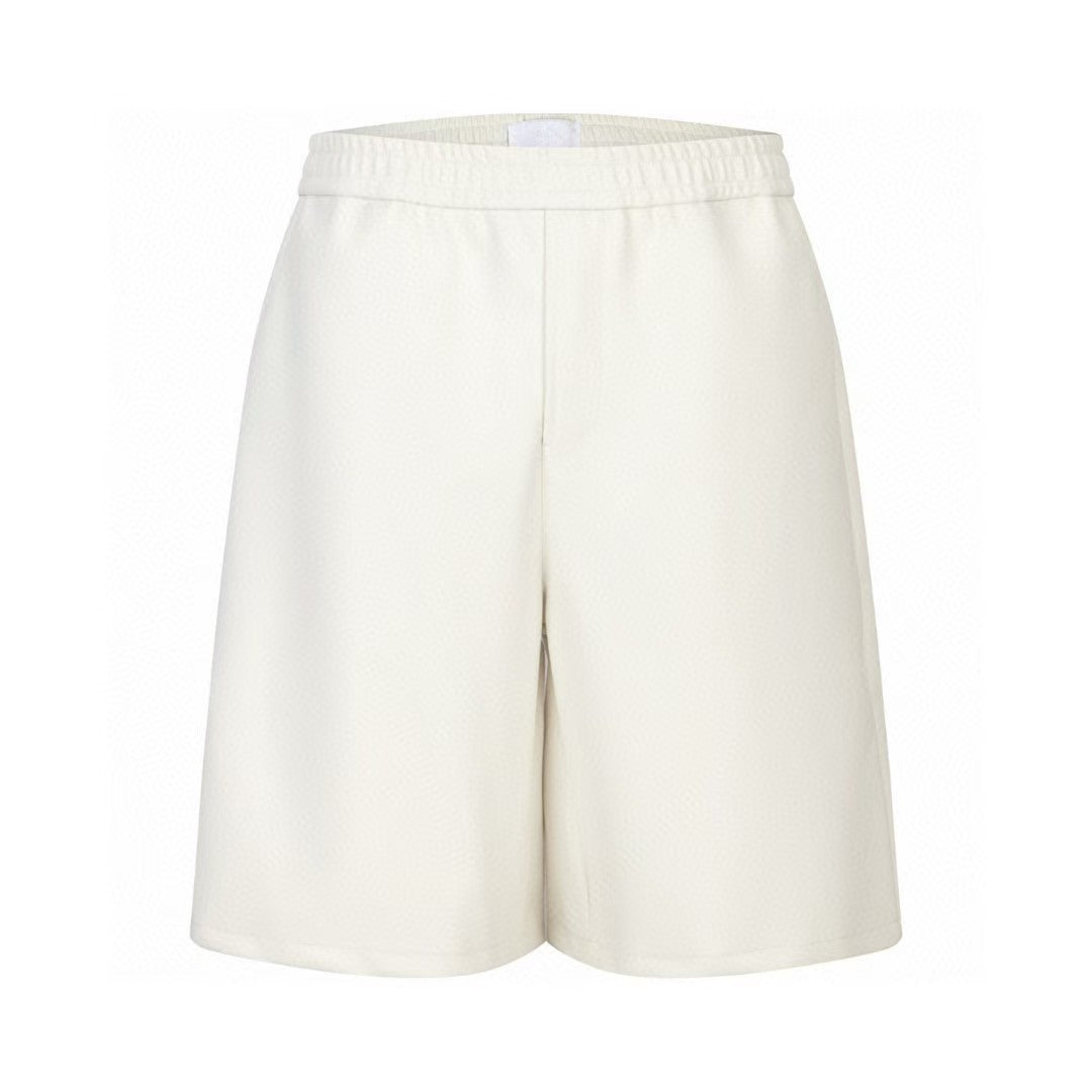 Double sided sheepskin pocket shorts