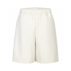 Double sided sheepskin pocket shorts