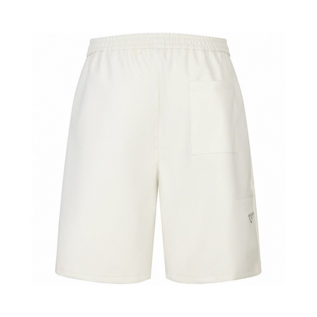 Double sided sheepskin pocket shorts