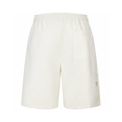 Double sided sheepskin pocket shorts
