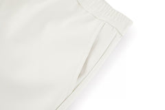 Double sided sheepskin pocket shorts