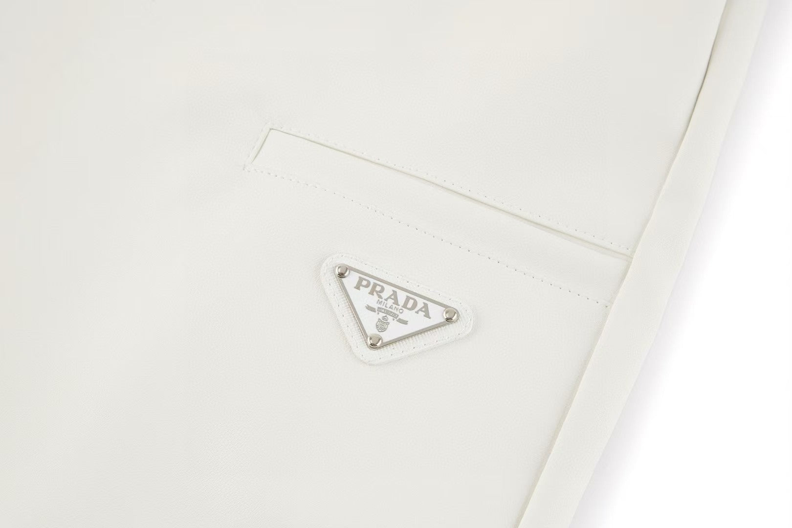 Double sided sheepskin pocket shorts