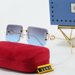 Box shaped sunglasses