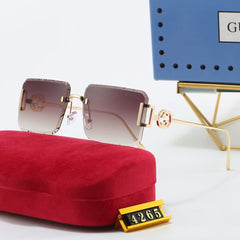 Box shaped sunglasses