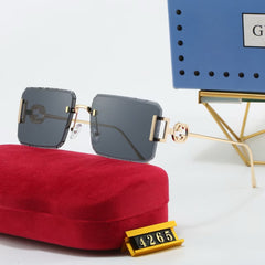 Box shaped sunglasses