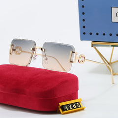Box shaped sunglasses