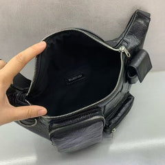 Motorcycle series multi pocket waist bag