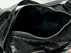 Dark punk motorcycle bag