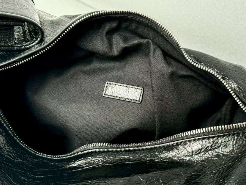 Dark punk motorcycle bag