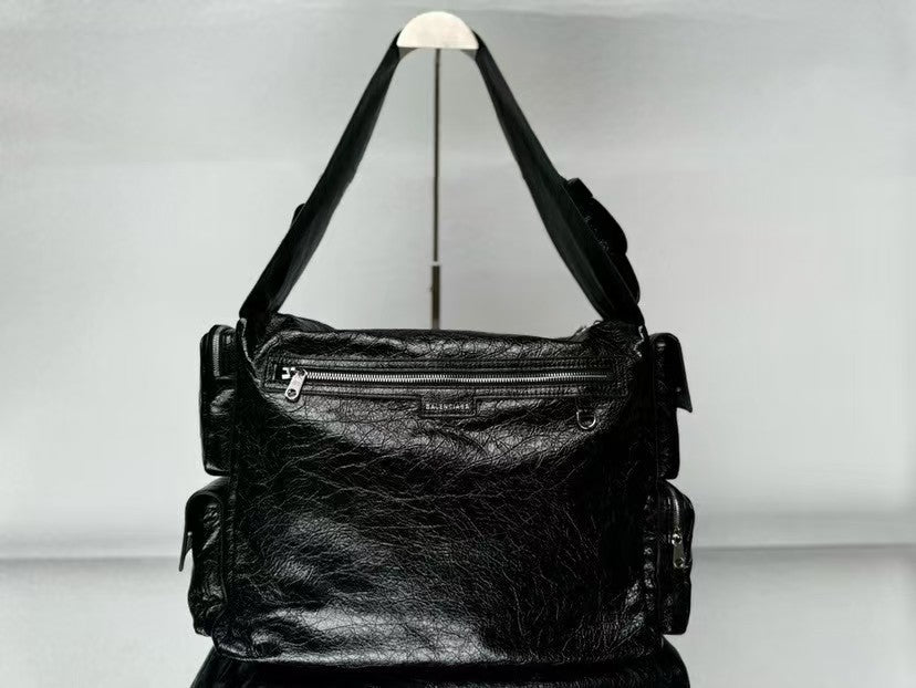 Dark punk motorcycle bag