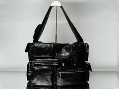 Dark punk motorcycle bag