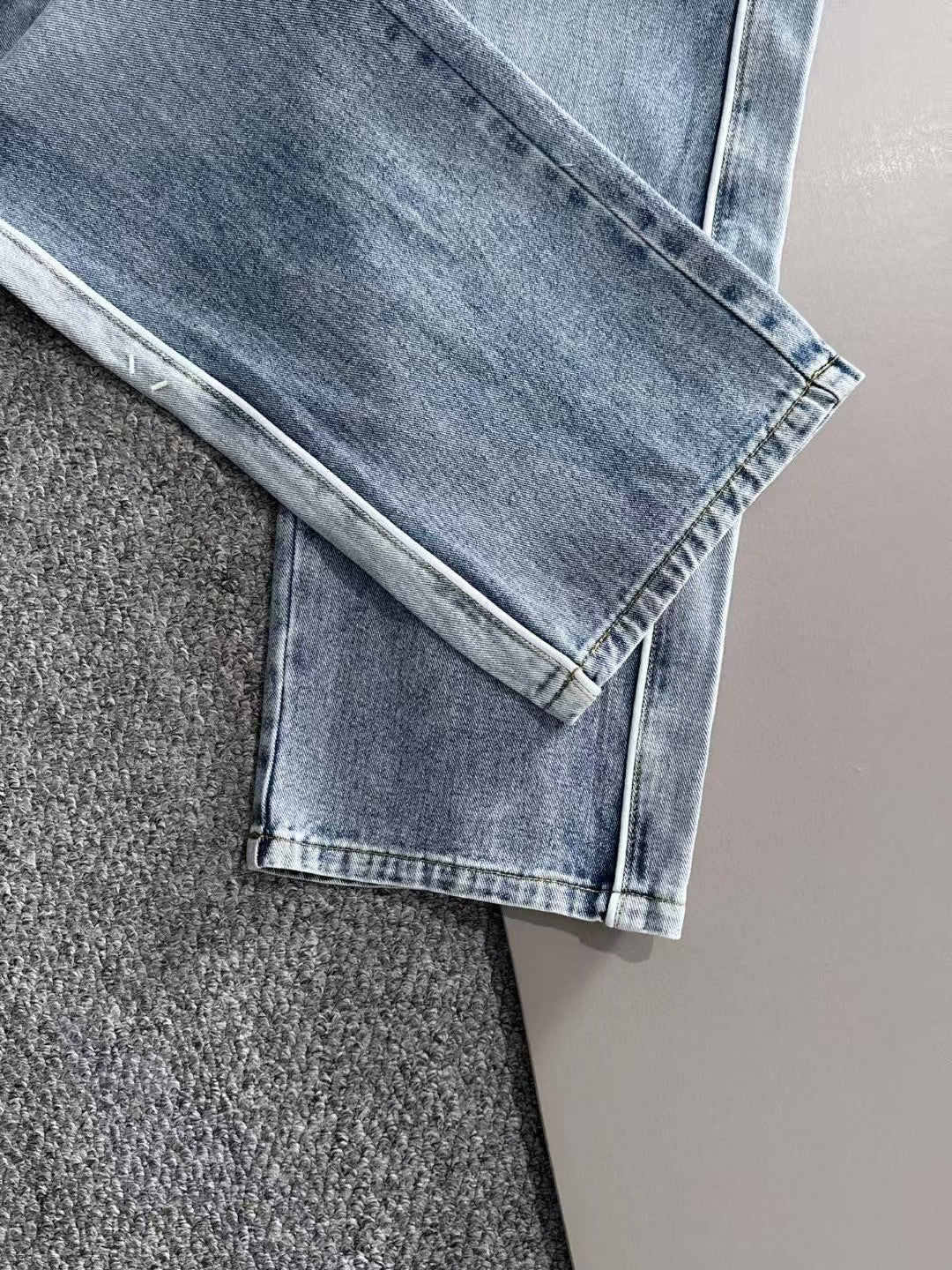 Wide leg jeans straight leg pants